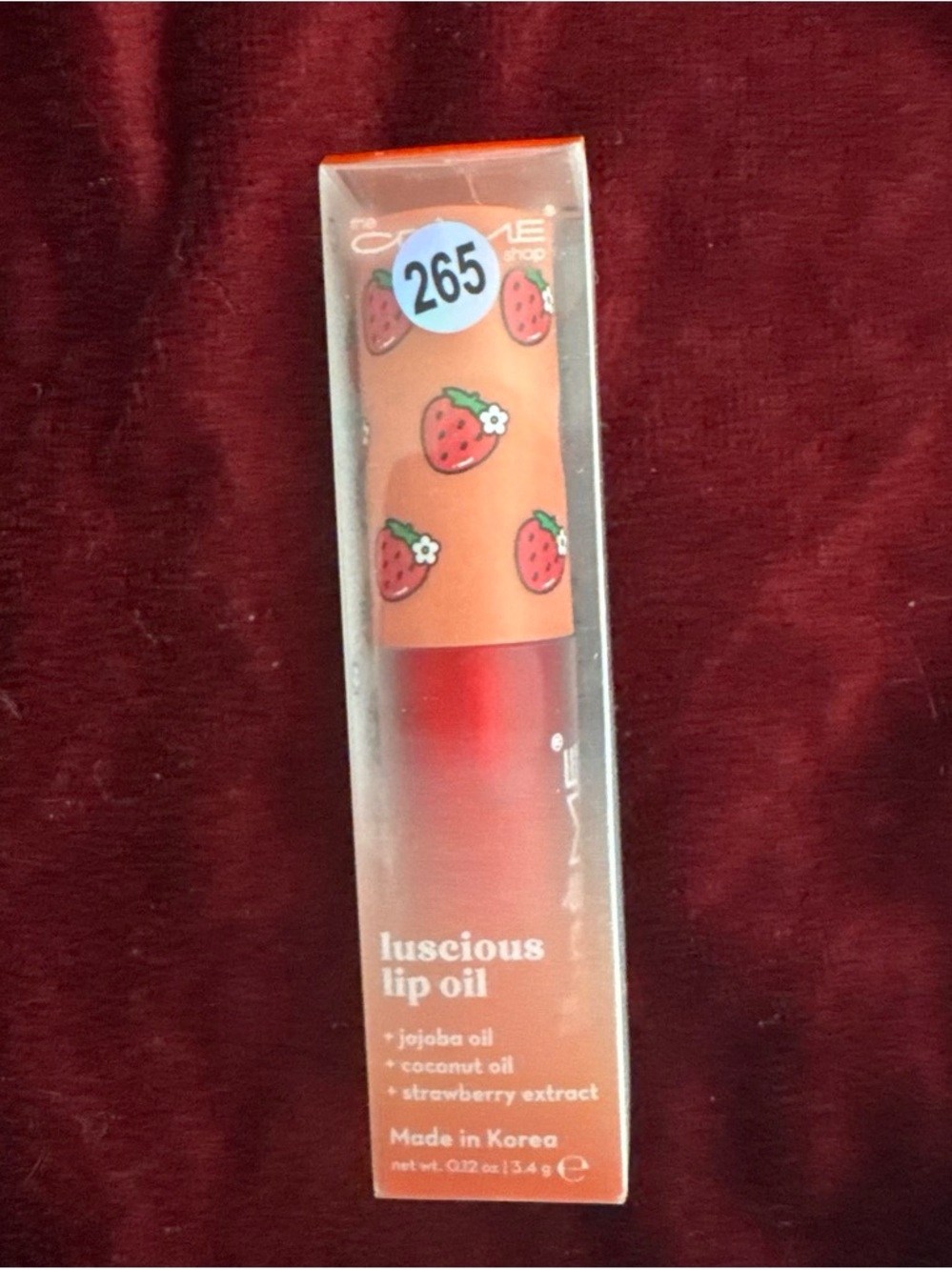 Luscious Lip Oil - Strawberry Red (Brand: Unknown)